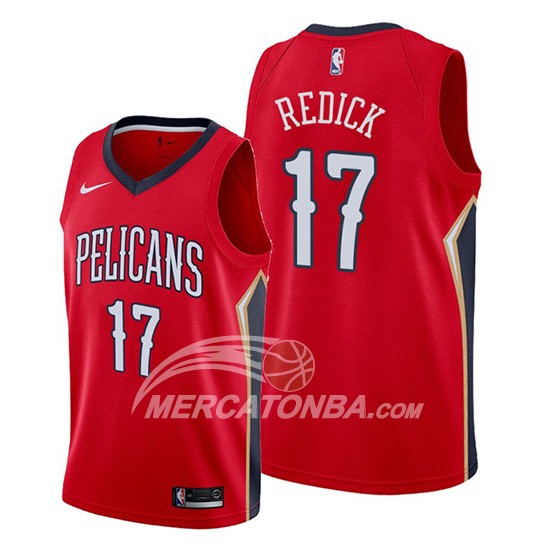 Maglia New Orleans Pelicans J.j. Redick Statement Rosso